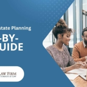 estate-planning-steps An Estate Planner Sitting Down With a Couple With a Laptop and Paperwork on a Table | Demystifying Estate Planning | Step-By-Step Guide | The TGQ Law Firm